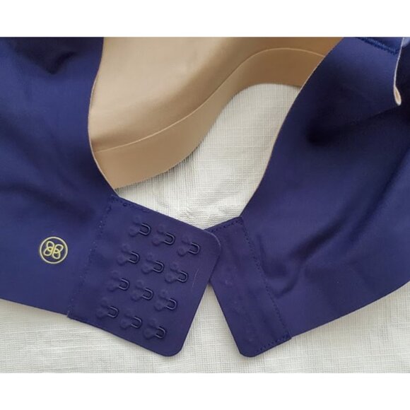 HoneyLove Crossover Bra Wireless Full Coverage Stretch Supportive Blue Size 1X - Picture 6 of 11